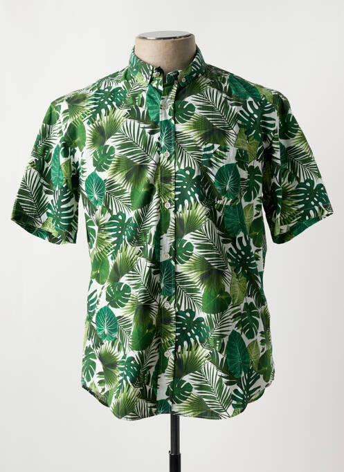 Cămașă cu mâneci scurte verde SERGE BLANCO bărbat