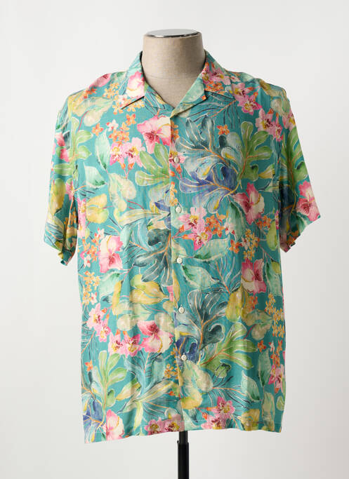 Cămașă cu mâneci scurte albastru SERGE BLANCO bărbat