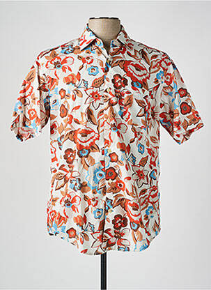 Cămașă cu mâneci scurte bej SERGE BLANCO bărbat