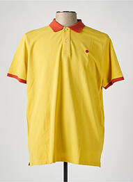 Polo elasticitate mâneci scurte galben SERGE BLANCO homme