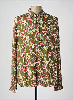 Cămașă cu mâneci lungi verde SERGE BLANCO bărbat