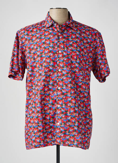 Cămașă cu mâneci scurte roșu SERGE BLANCO bărbat