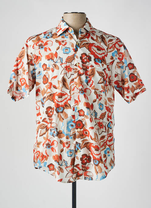 Cămașă cu mâneci scurte bej SERGE BLANCO bărbat