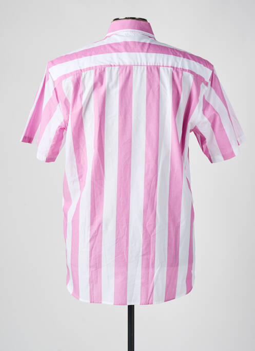 Cămașă cu mâneci scurte roz SERGE BLANCO bărbat