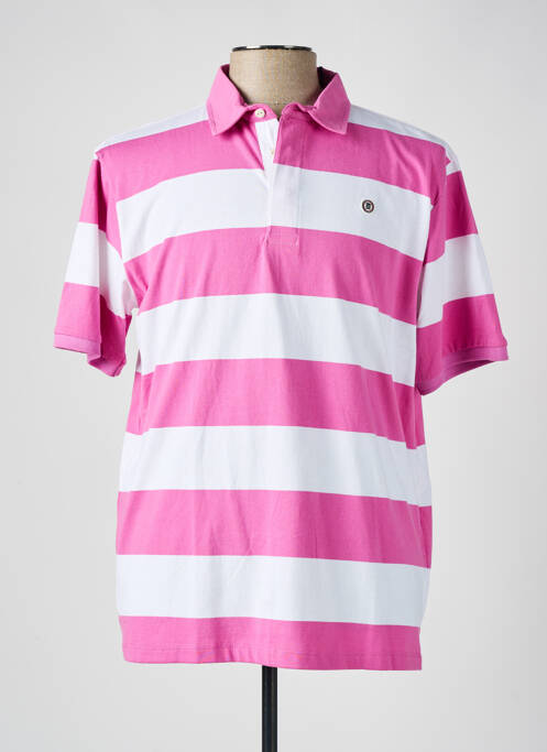 Tricou roz SERGE BLANCO bărbat