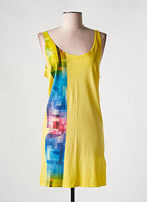 Rochie scurtă galben DIESEL femeie