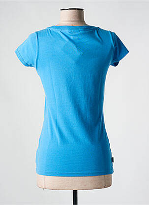 Tricou serigrafie mâneci scurte albastru FRANKLIN MARSHALL femeie