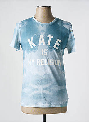 Tricou elasticitate mâneci scurte albastru ELEVEN PARIS femeie