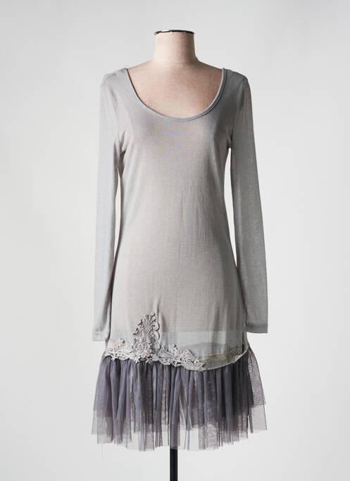 Rochie midi gri MOLLY BRACKEN femeie