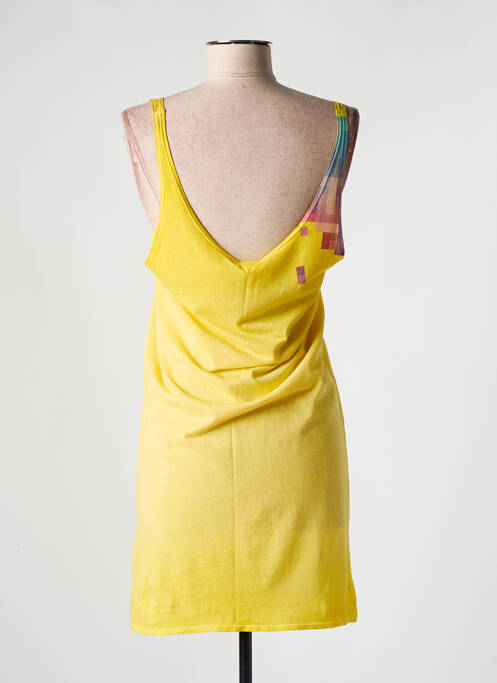 Rochie scurtă galben DIESEL femeie