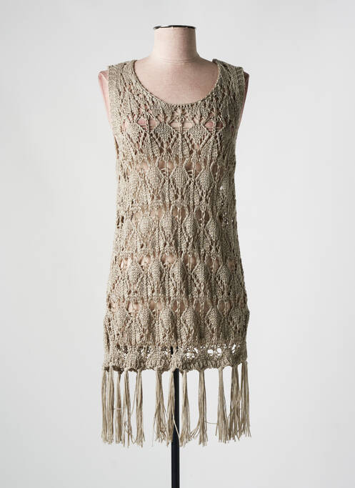 Pulover tunică gri MISMASH femeie