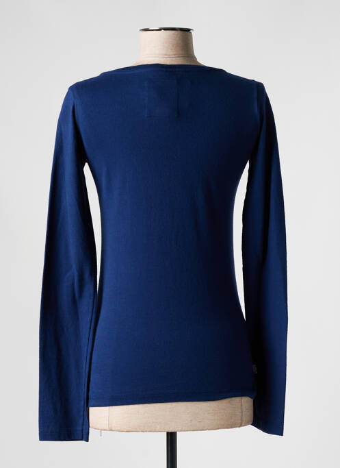 Tricou albastru FRANKLIN MARSHALL femeie