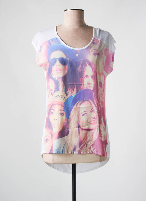 Tricou alb LE TEMPS DES CERISES fată