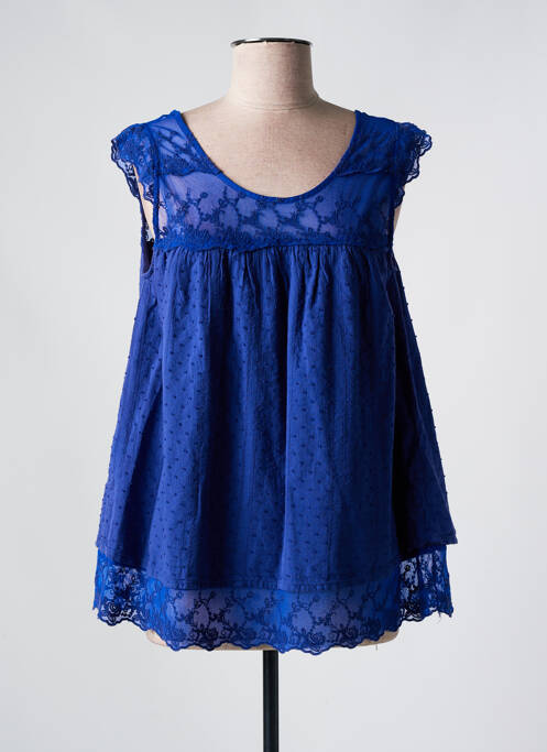 Top albastru FREE SOUL femeie