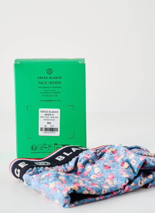 Boxer albastru SERGE BLANCO bărbat