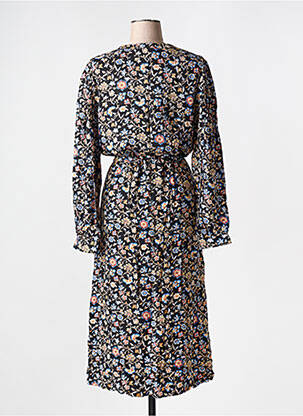 Rochie lungă mâneci lungi mâneci lungi negru GEISHA femeie