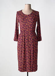 Rochie midi imprimeu floral mâneci lungi violet WHITE STUFF femeie