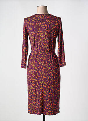 Rochie midi imprimeu floral mâneci lungi violet WHITE STUFF femeie