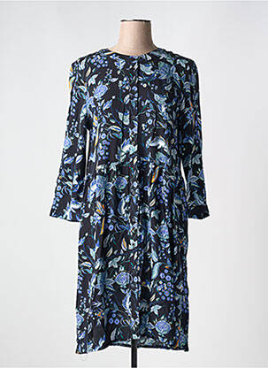 Rochie midi imprimeu floral mâneci 3/4 albastru STREET ONE femeie