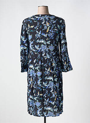 Rochie midi imprimeu floral mâneci 3/4 albastru STREET ONE femeie