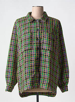 Jachete casual croială dreaptă verde GEISHA femeie