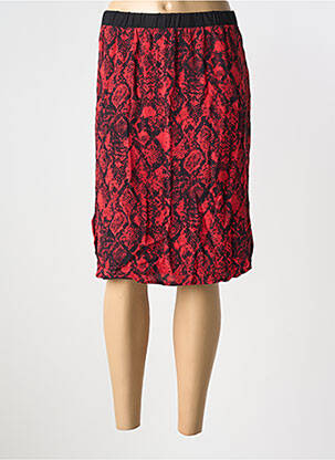Fustă midi roșu GEISHA femeie