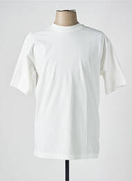 Tricou croială cambrată mâneci scurte alb IMPERIAL homme