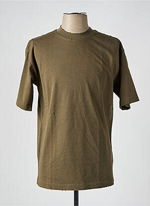 Tricou croială cambrată mâneci scurte verde IMPERIAL bărbat