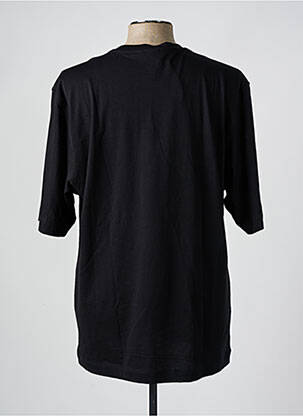 Tricou croială dreaptă mâneci scurte negru IMPERIAL bărbat