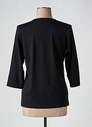 Tricou mâneci 3/4 mâneci 3/4 negru FRANK WALDER femeie