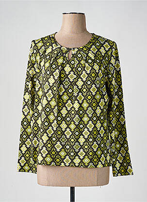 Tricou mâneci lungi mâneci lungi verde FRANK WALDER femeie
