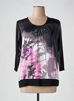 Tricou mâneci 3/4 mâneci 3/4 negru FRANK WALDER femeie