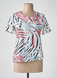 Tricou elasticitate mâneci scurte gri BARBARA LEBEK femme
