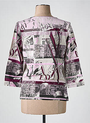 Tricou mâneci 3/4 mâneci 3/4 violet BARBARA LEBEK femeie