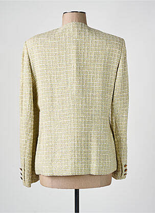 Jachete elegante buzunare galben LUCIA femeie