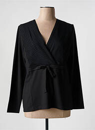 Bluză mâneci lungi mâneci lungi negru LUCIA femme
