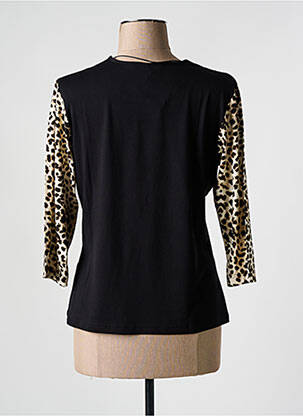Tricou mâneci 3/4 mâneci 3/4 negru FRANK WALDER femeie