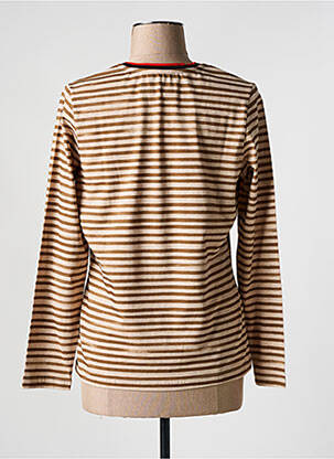 Tricou mâneci lungi mâneci lungi maro FRANK WALDER femeie