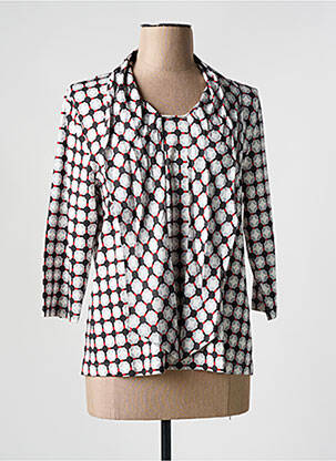 Tricou mâneci 3/4 mâneci 3/4 gri FRANK WALDER femeie