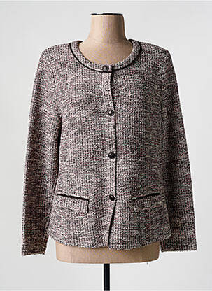 Jachete casual guler rotund violet LUCIA femeie