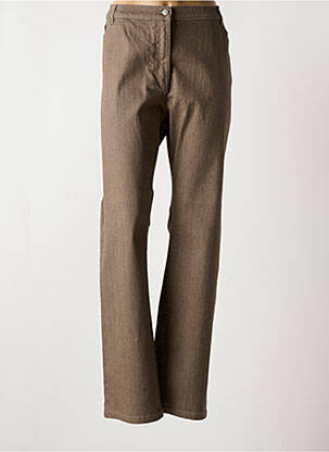 Blugi cu croială slim maro KARTING femeie