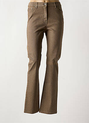 Blugi cu croială slim maro KARTING femeie