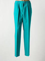 Pantalon slim buzunare talie înaltă albastru LUCIA femme
