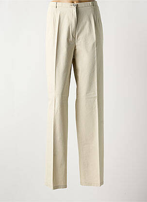 Pantalon drept bej BRUNO SAINT HILAIRE femeie