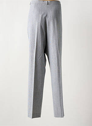 Pantalon drept talie cu cleme talie înaltă gri BRUNO SAINT HILAIRE femeie