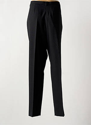 Pantalon drept țesătură crep talie înaltă negru BRUNO SAINT HILAIRE femeie