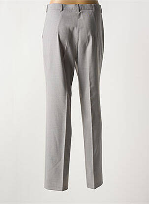 Pantalon drept talie cu cleme talie înaltă gri LUCIA femeie