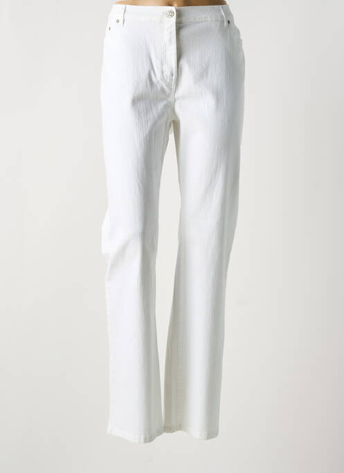 Blugi cu croială slim alb KARTING femeie