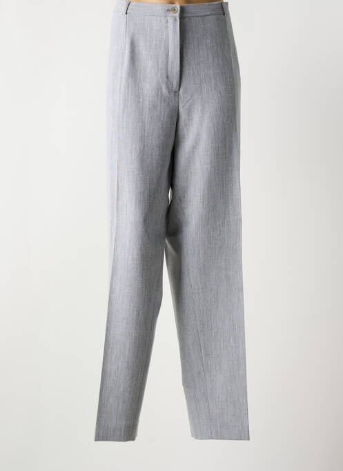 Pantalon drept gri BRUNO SAINT HILAIRE femeie