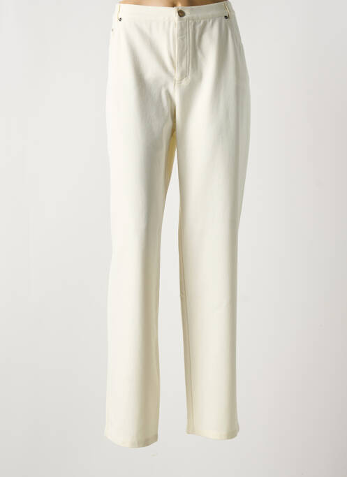 Pantalon slim bej LUCIA femeie